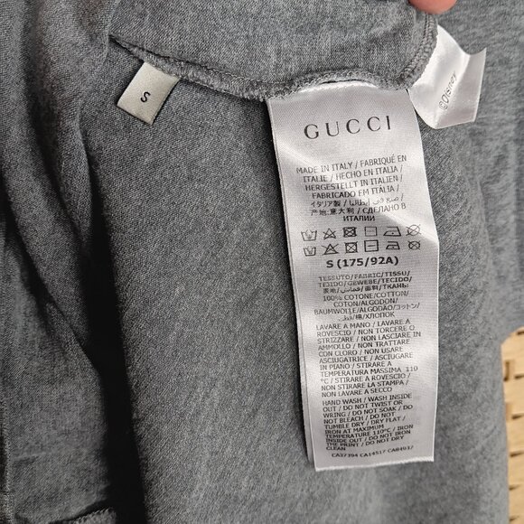 GUCCI X Disney Mickey Gray Tee Like New Small Oversize Relaxed Fit Unisex - Picture 7 of 7